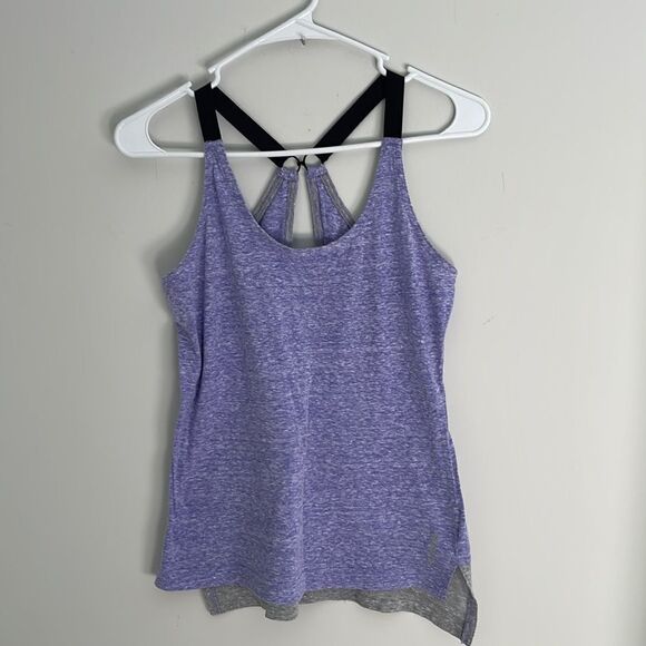 Reebok Racer Back Tank. Size‎ XS Purple/gray - Picture 1 of 5